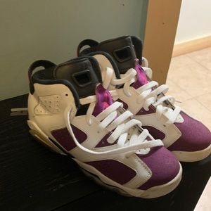 Jordan 6 White and Purple